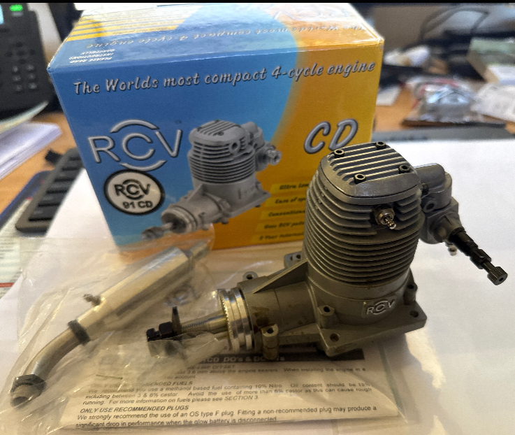 RCV 91 CD Four Stroke Glow Engine - Second Hand