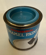 Humbrol Enamel Paints No. 48 Mediterranean Blue Gloss No.2 size