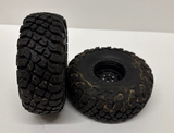 FTX MAULER 2.2 A/T TYRESPRE-GLUED BLACK WHEELS (2) - Second Hand (Box 57)
