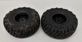 FTX MAULER 2.2 A/T TYRESPRE-GLUED BLACK WHEELS (2) - Second Hand (Box 57)