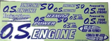 OS Engine Decal Sheet - Aircraft