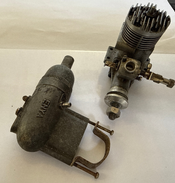 Enya 35 Model Engine with silencer Second Hand (Box 63)