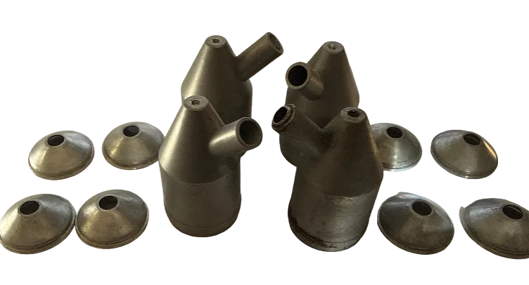 Assorted silencer end pipes and baffles (Box 12)