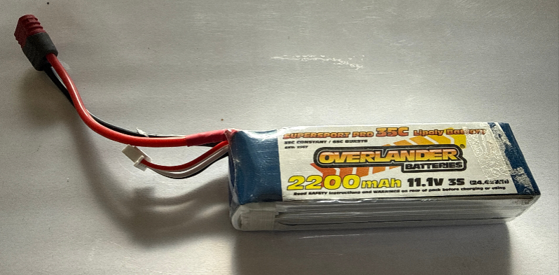 Supersport 2200mAh 3s 11.1v 35C (Deans T-plug) - SECOND HAND