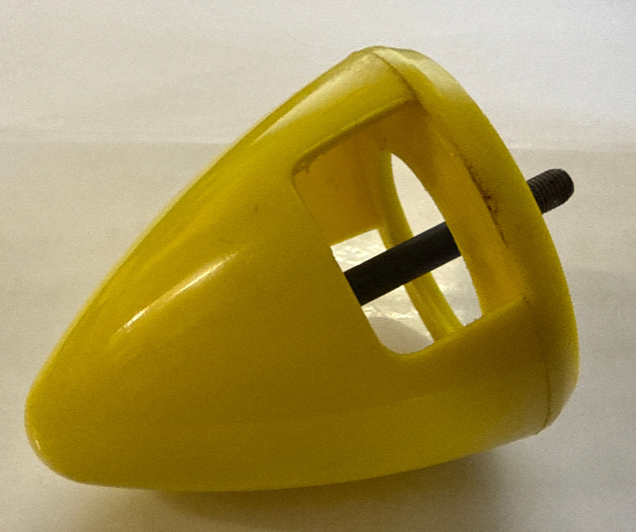 Yellow Two blade Yellow Spinner 80mm- SECOND HAND