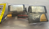 Pack of 3 SECOND HAND lipo Batteries ( 1 x 3s & 2 x 4S)