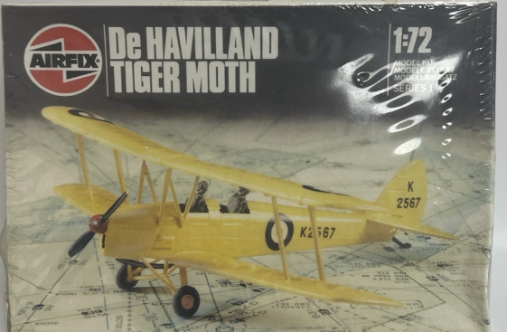 Airfix 1:72 De Havilland D.H.82A Tiger Moth Vintage Kit  01015