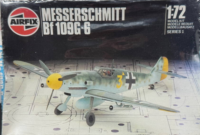Airfix 1:72 Vintage Messerschmitt Bf 109G-6 Kit 01072