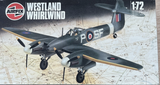 Airfix 1:72 Vintage Westland Whirlwind Kit 02064 - PLEASE NOTE GLAZING MISSING