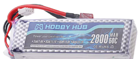 Hobby Hub 3s 2800mAh 50c Lipo with XT60 - Second Hand - As New