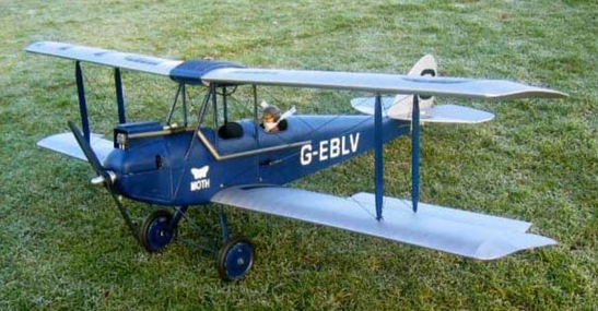 D.B.Sort & Scale Moth 40 Biplane Kit - Second Hand - New Vintage Kit