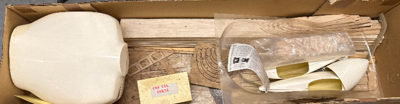 Glens Models Cap232 kit - Second Hand and water Damaged wood parts