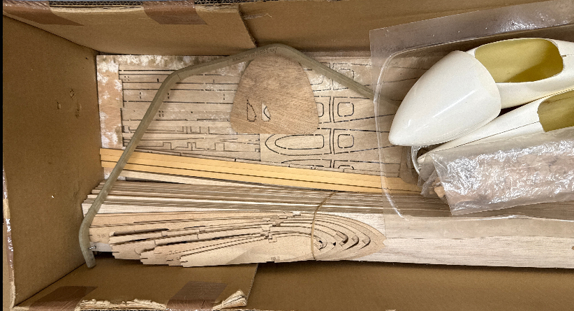 Glens Models Cap232 kit - Second Hand and water Damaged wood parts