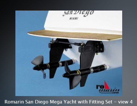 Romarin San Diego Mega Yacht Kit with Fitting Set