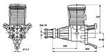 Mackay 75cc Side Exhaust Petrol Engine - Second Hand (Box 158)