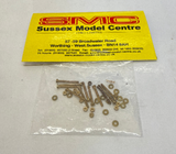 12BA Bolts (1/2inch long)/Nuts & Washers