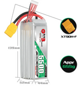 GaoNeng GN3 6s 5500mAh 70c with XT90 - SECOND HAND
