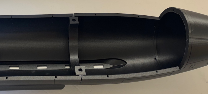 Scale 3D Printed Large Scale German HDW Class 212 Submarine - Sectional Model
