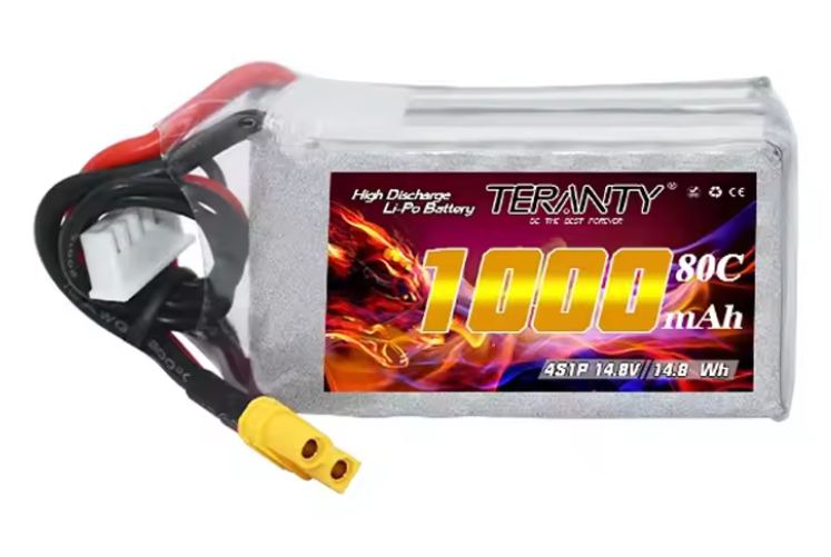 Teranty 4S 1000mAh 80c LiPo battery   - Second Hand - As New in Box