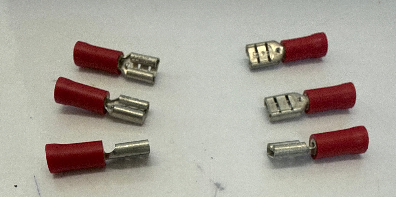 SMC 3 Pairs of Mini Spade Connectors for Lead Acid Battery