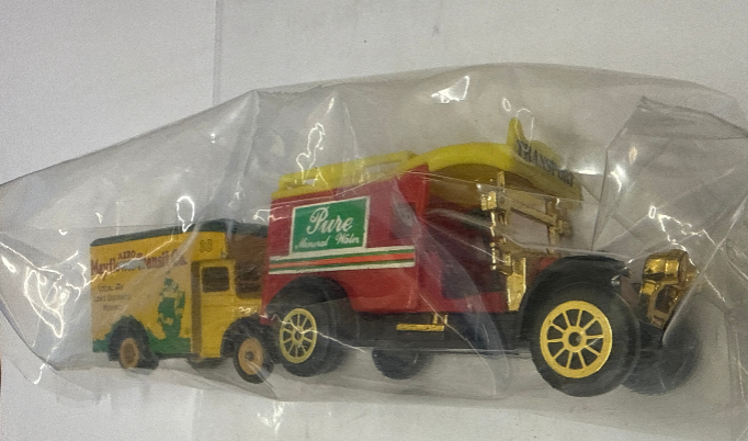 Two Die Cast Vintage Vans - Pure Mineral Water & Mayflower Transit Movers - SECOND HAND