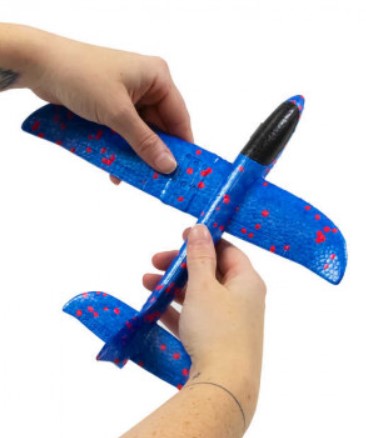 Mini Foam Chuck Glider - Blue