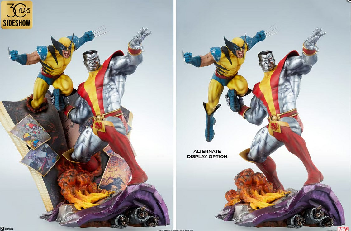 Sideshow Licensed Collectables - Fastball Special: Colossus and Wolverine Statue