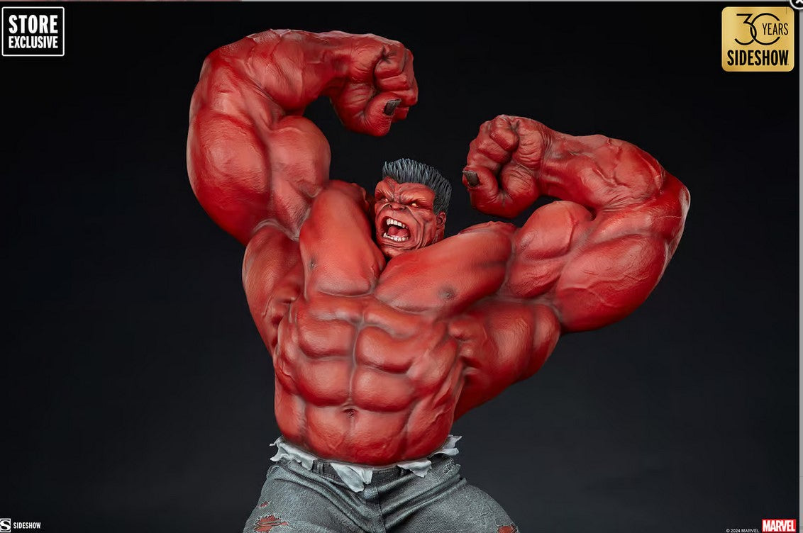 Sideshow Licensed Collectables - Red Hulk Thunderbolt Ross Premium Format Store Exclusive