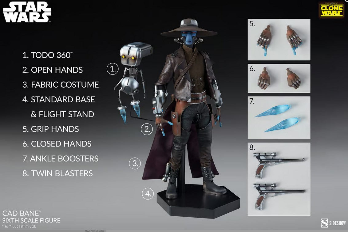 Sideshow Licensed Collectables - 1:6 Cad Bane Star Wars: The Clone Wars