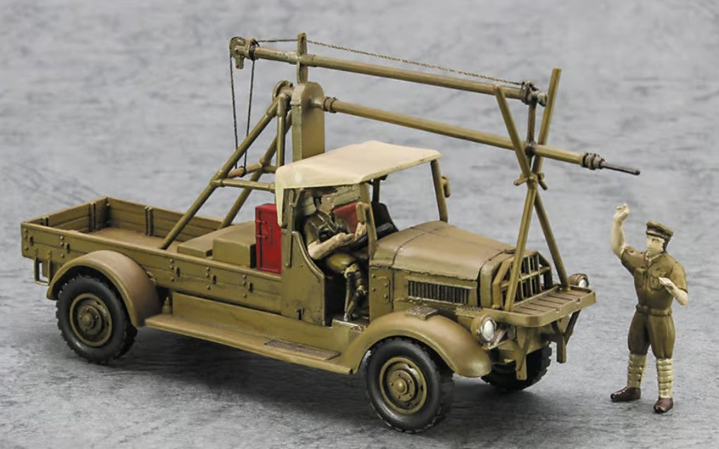 Hasegawa Model Kits - 1:72 Mitsubishi KI51 Type 99 Recon with Starter Truck Kit HA02452