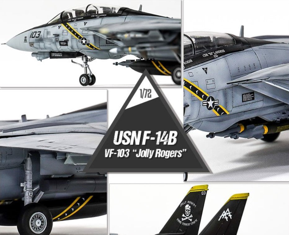 Academy 1/72 USN F-14B VF-103 Jolly Rogers 12578