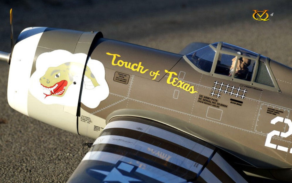 VQ Models - P-47B Touch of Texas - SS Series (50 Size) - FOR PRE ORDER - EXPECTED EARLY JANUARY