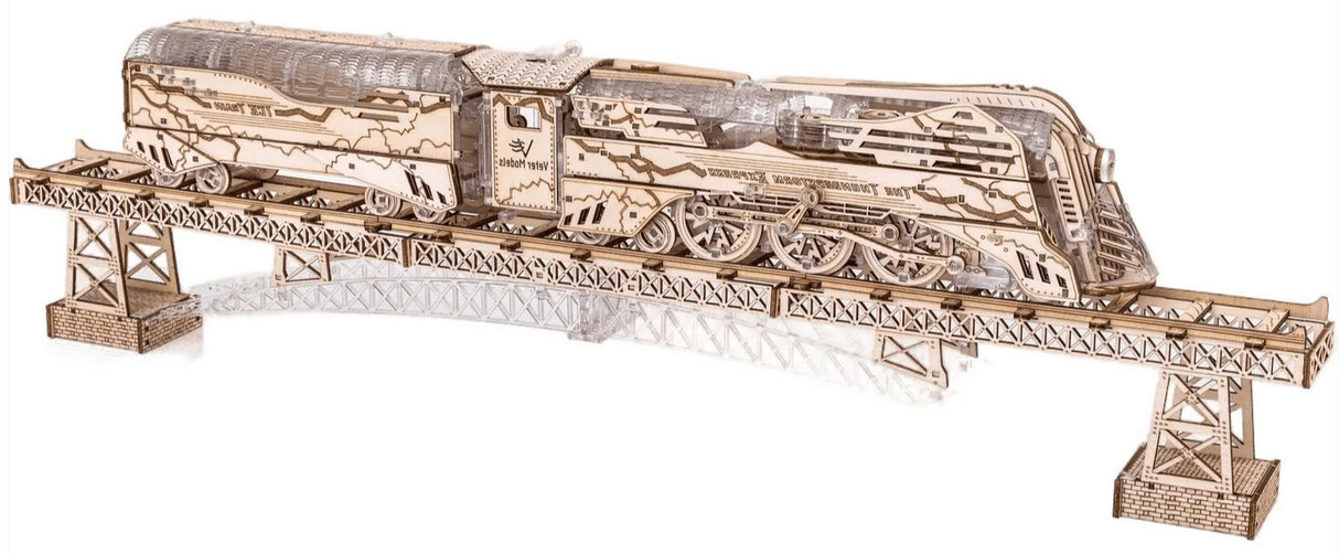 Viter Models The Thunderstorm Express kit - 3D puzzle - includes The Bridge and Track