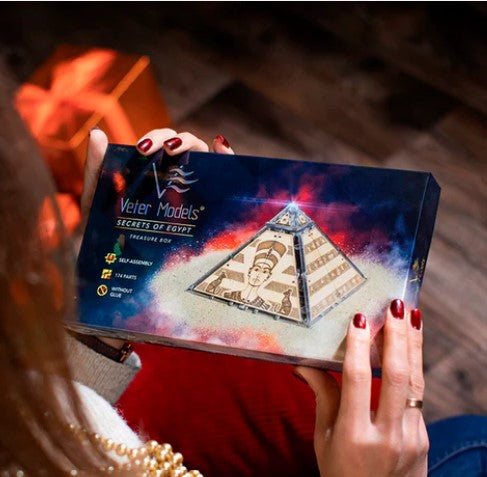 Viter Models Treasure Box. Secrets of Egypt kit - 3D puzzle