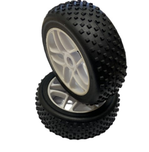 1/8 Wheels and Tires - 5 Spoke - Set of 2 - SECOND HAND