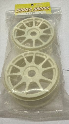 Power Racing 1/8th Buggy Wheels White BW0101 (BOX 106)