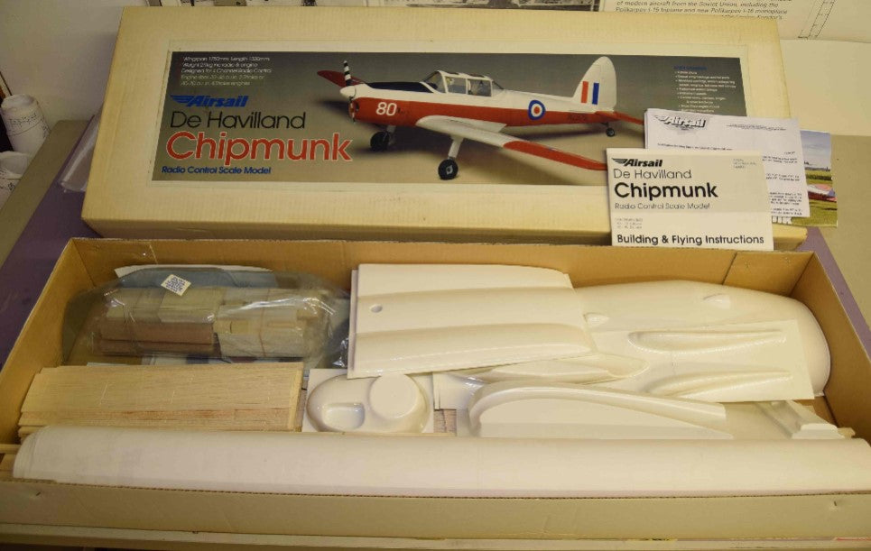 Airsail De Havilland Chipmunk RAF Trainer kit - New in box