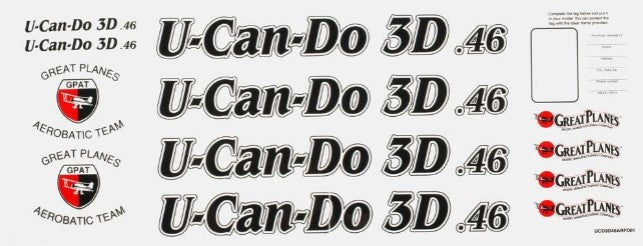 Great Planes U-Can-Do 3D Main Wing Only (.46)