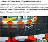 HPI Racing nano-TTR 1989 BMW M3 E30 Ravaglia - Dark Silver