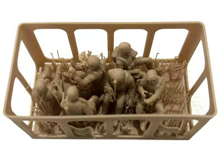 Kitty Hawk 1/35 AH-6J/MH-6J Little Bird with 6 3d Printed Figures Model Kit KH50004