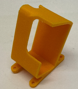 Go Pro Hero Camera Mount 3D Printed - ORA/YELL (Box 47)