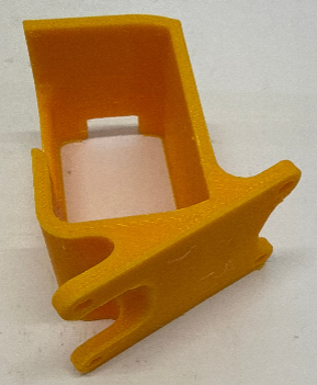 Go Pro Hero Camera Mount 3D Printed - ORA/YELL (Box 47)