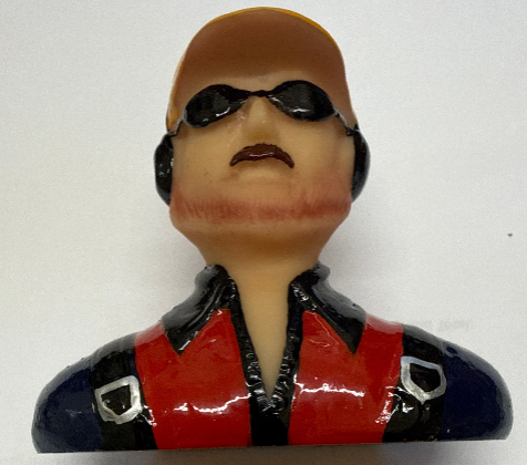 J Perkins Painted Pilot P23 - Red/Blue/Yellow