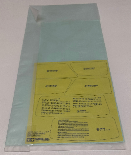 Tamiya Mini Cooper Racing Sticker Set