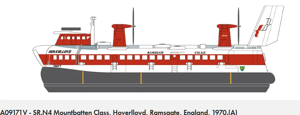 Airfix 1:44 SR.N4 Hovercraft Kit A09171V
