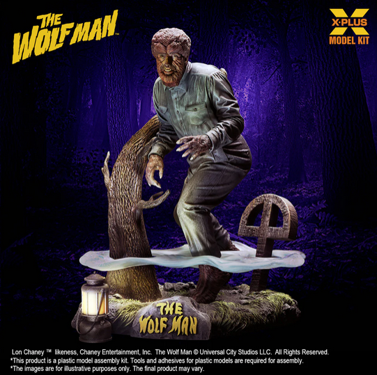 X-Plus 1/8 nLon Chaney as The Wolf Man Kit 411-200150CP