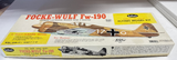 Guillows Focke-Wulf FW-190 Kit (not laser cut) New - Second Hand