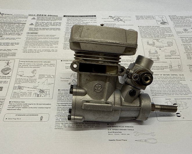 OS 32SX Heli Engine - SECOND HAND (Box 62)
