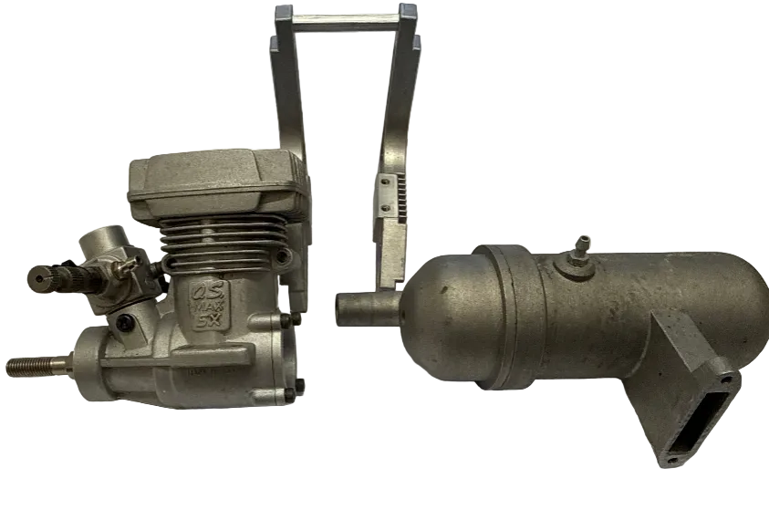 OS 32SX Heli Engine with Silencer and Mount - SECOND HAND (Box 62)
