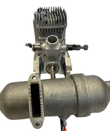 OS 32SX Heli Engine with Silencer and Mount - SECOND HAND (Box 62)